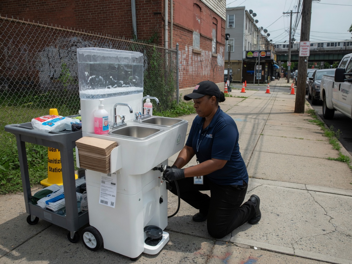 Hand Washing Station Rental in Newark, NJ